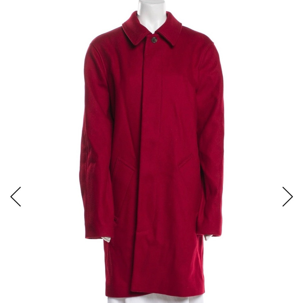 A.P.C. Red Wool Coat